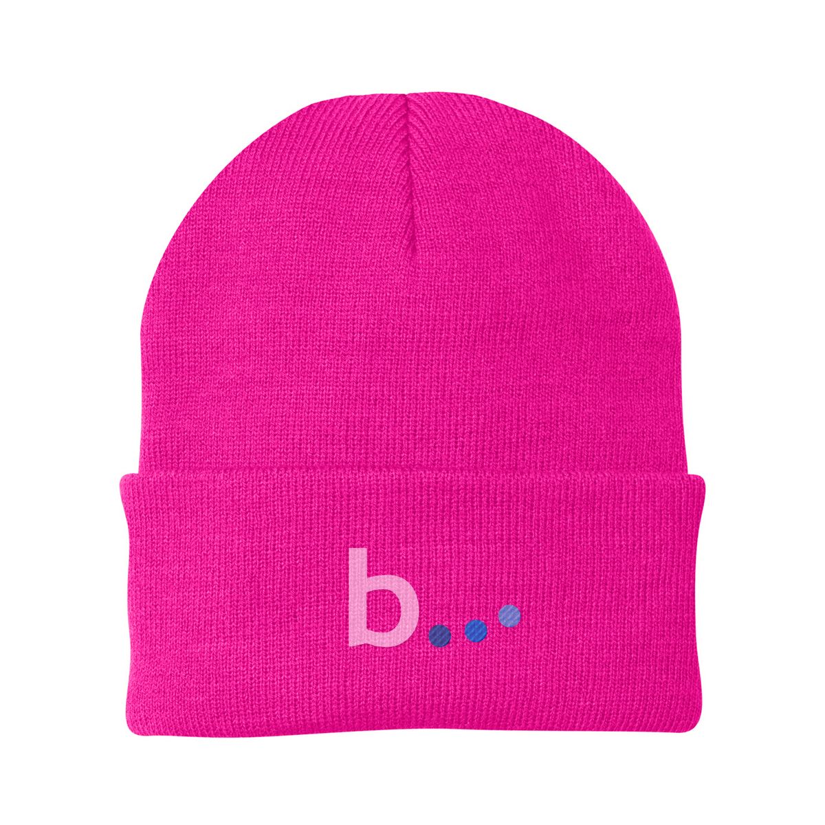Port Authority Knit Cap — Neon Pink Glo