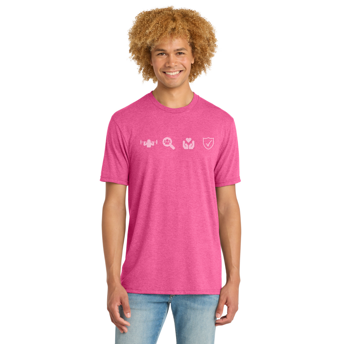 District   Perfect Tri   DTG Tee — model