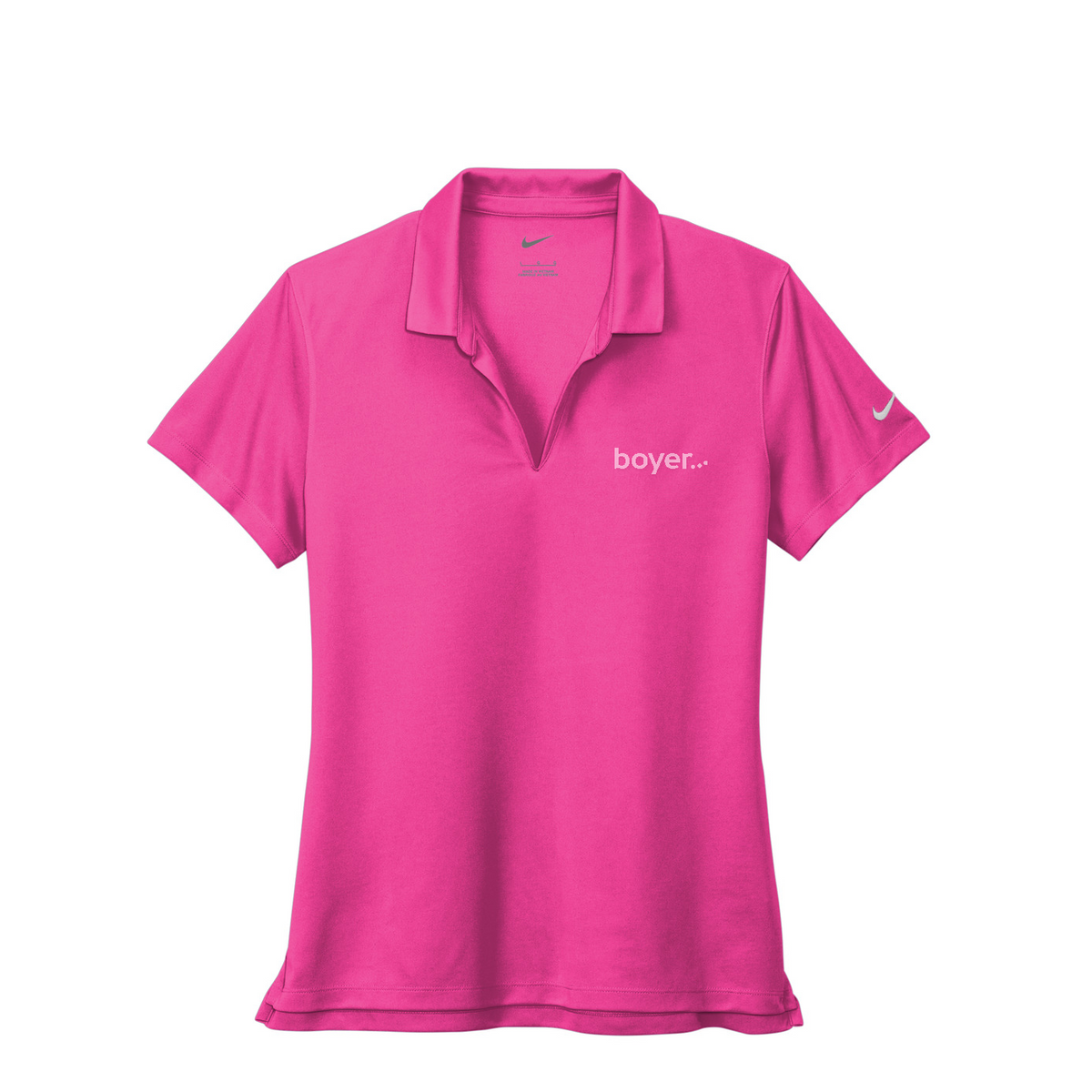 Nike Women's Dri-FIT Micro Pique 2.0 Polo — Vivid Pink
