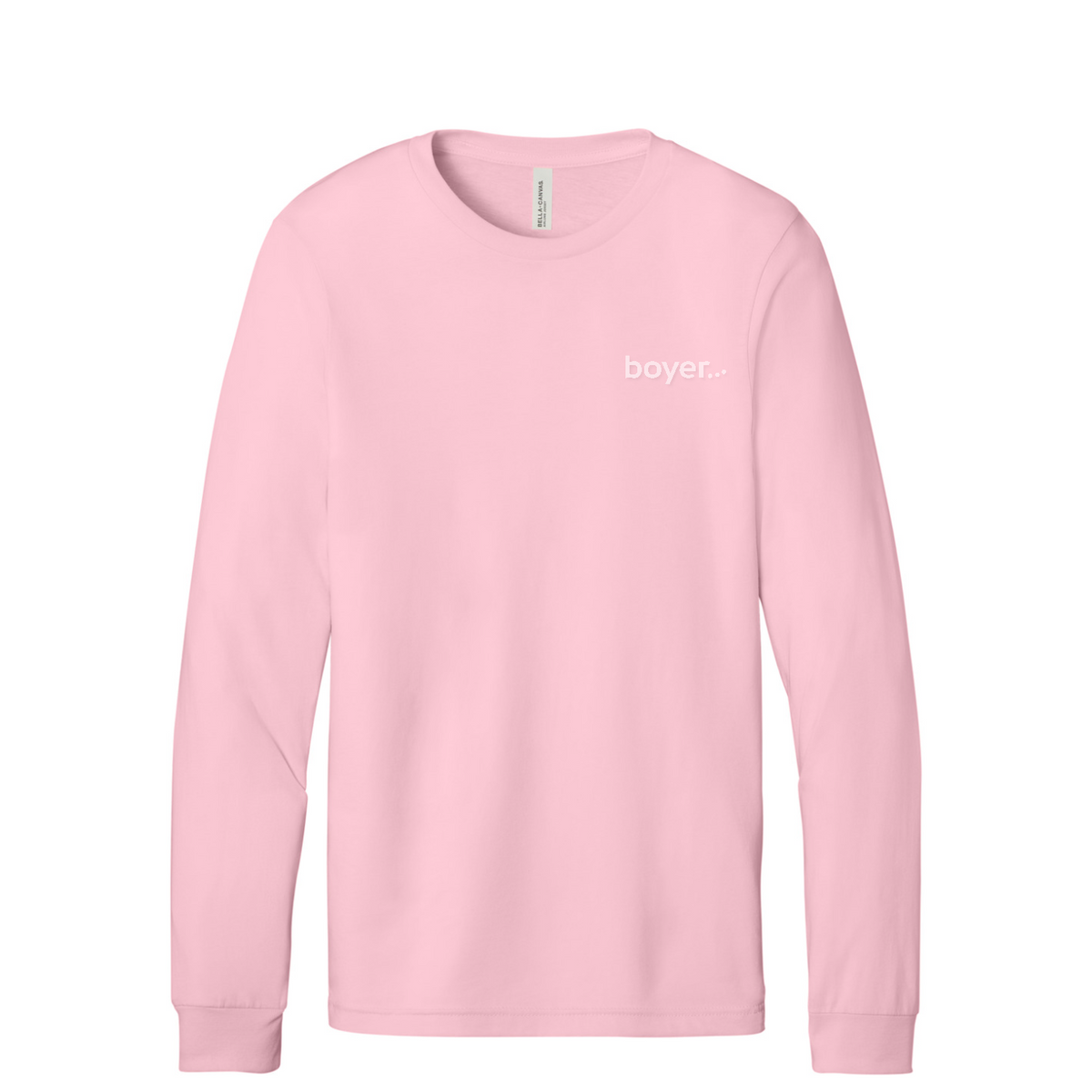 BELLA+CANVAS  Unisex Jersey Long Sleeve Tee — Pink