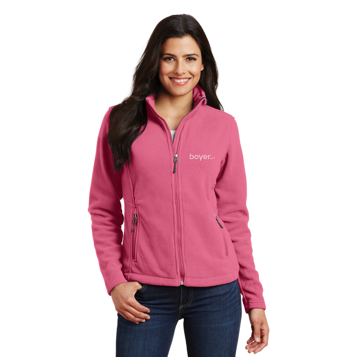 Port Authority Women's Value Fleece Jacket — model