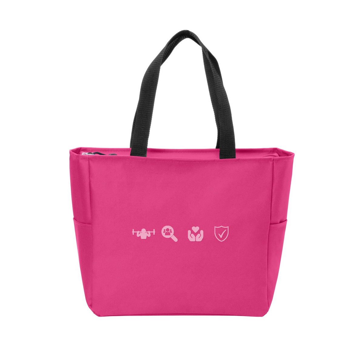 Port Authority Essential Zip Tote — Pink Azalea
