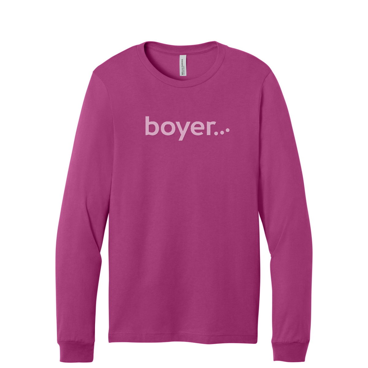 BELLA+CANVAS  Unisex Jersey Long Sleeve Tee — Berry
