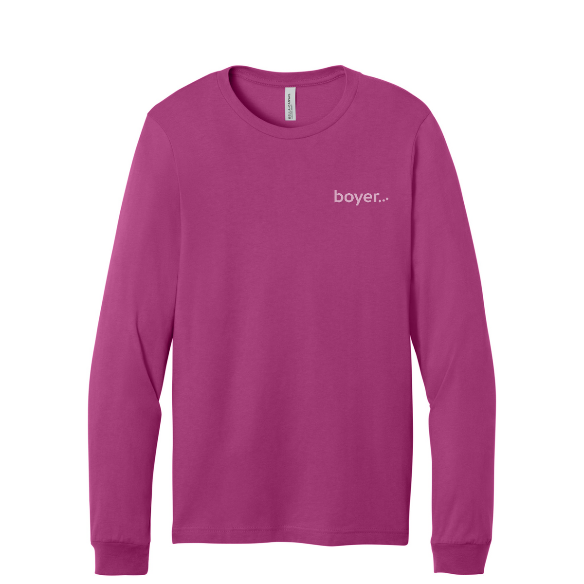 BELLA+CANVAS  Unisex Jersey Long Sleeve Tee — Berry