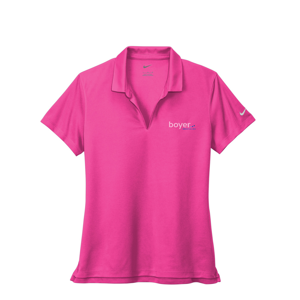 Nike Women's Dri-FIT Micro Pique 2.0 Polo — Vivid Pink