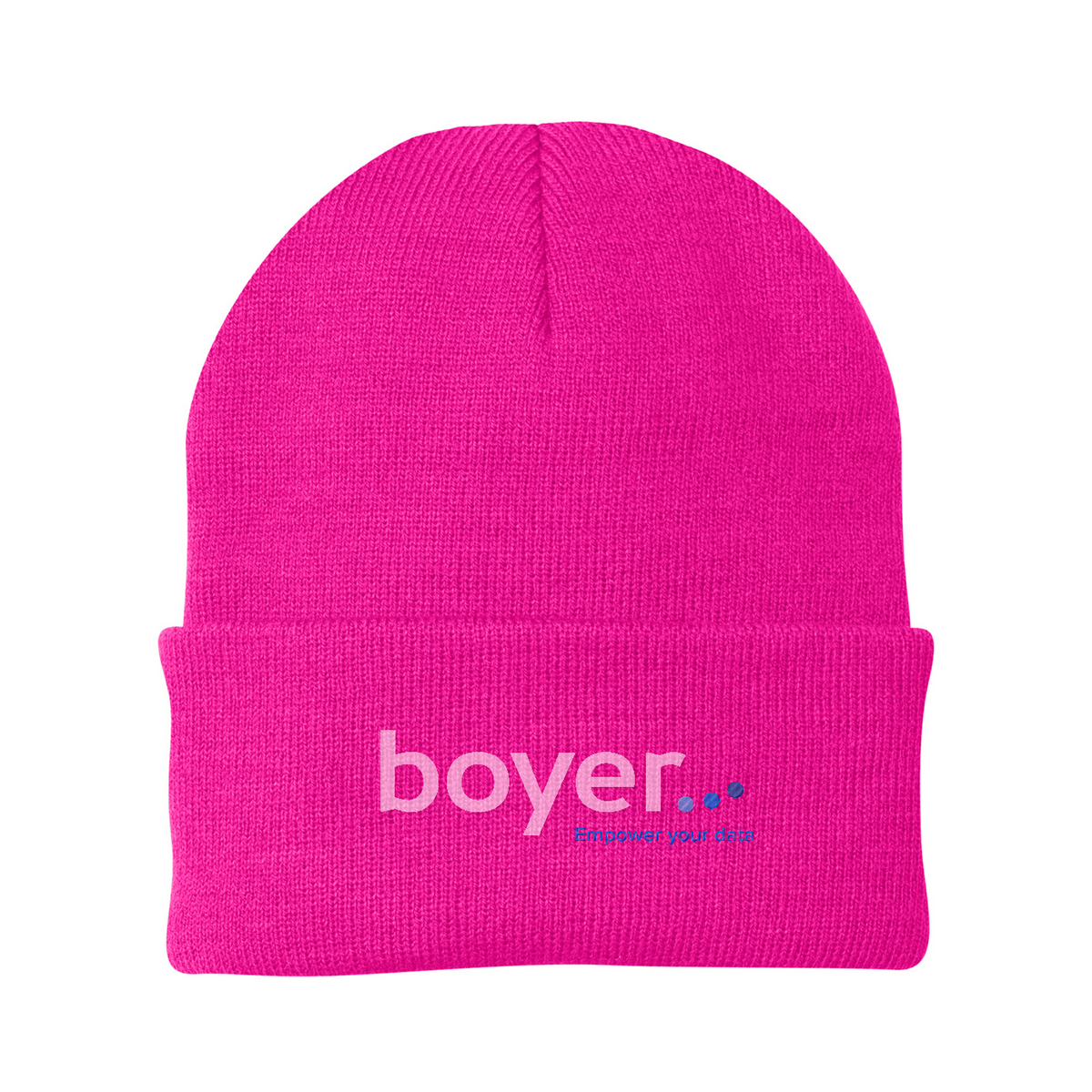 Port Authority Knit Cap — Neon Pink Glo